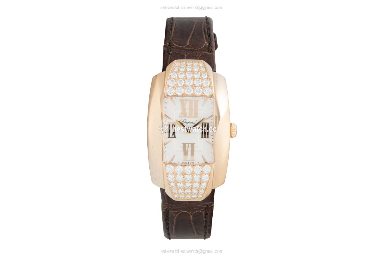 Chopard La Strada Womens watch Quartz Red gold 4585 Replica 2