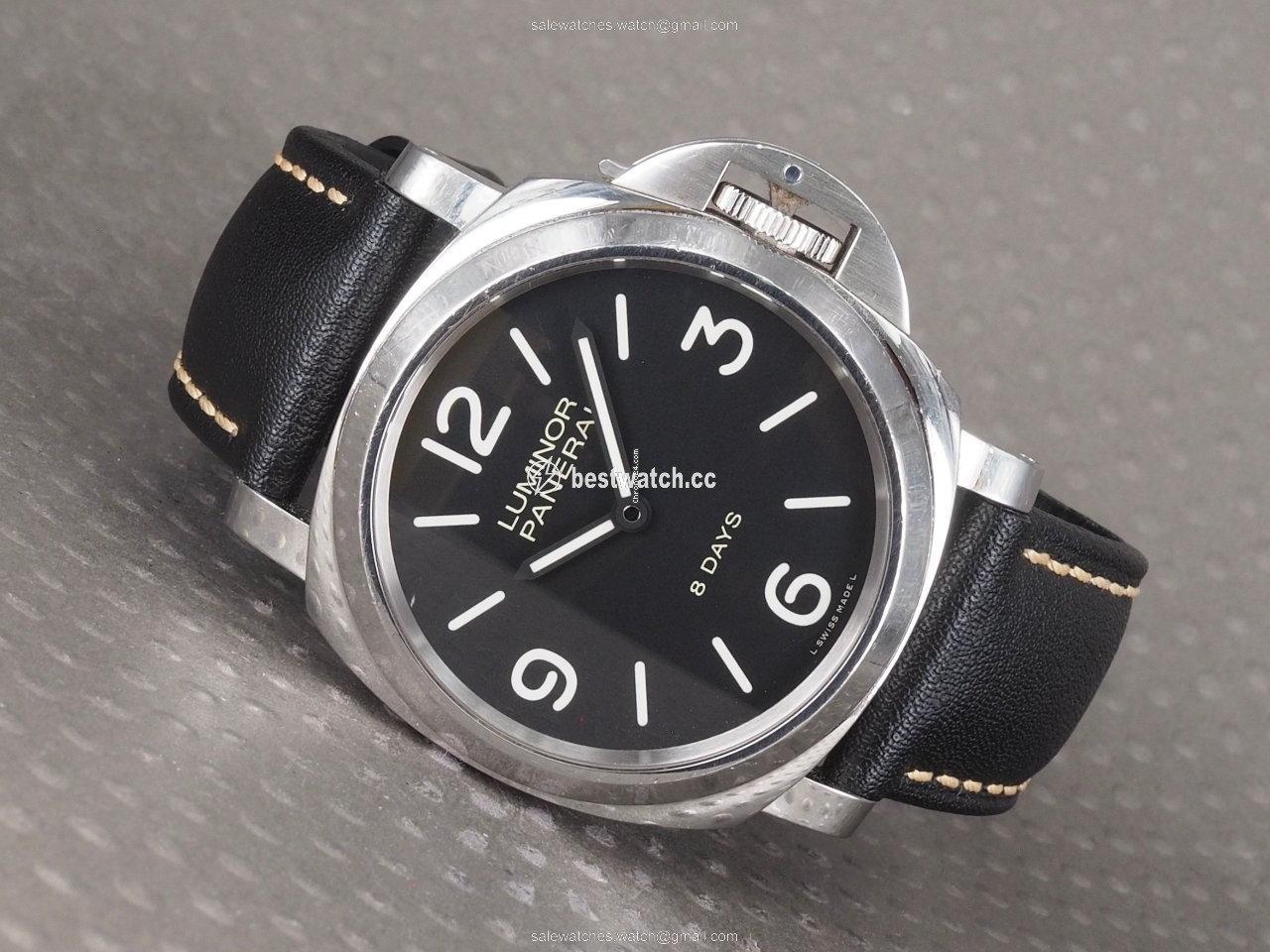 IMG_9085 Panerai Luminor Base 8 Days Mens watch Unisex Manual winding Steel PAM 00560 Replica 2