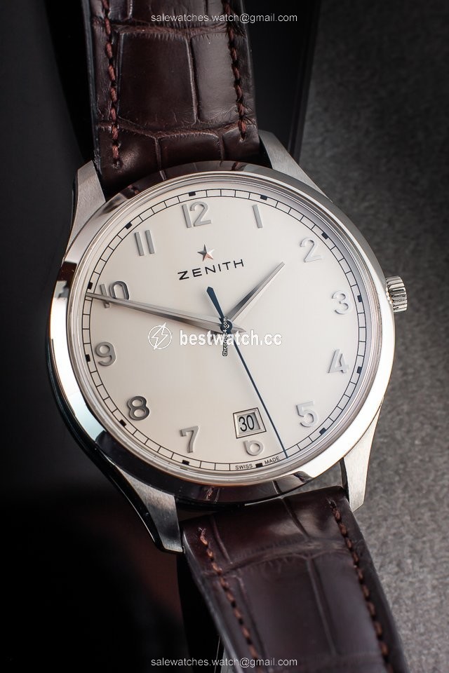 IMG_9085 Zenith Captain Central Second Mens watch Unisex Automatic Steel 03.2022.670 38 Replica 2