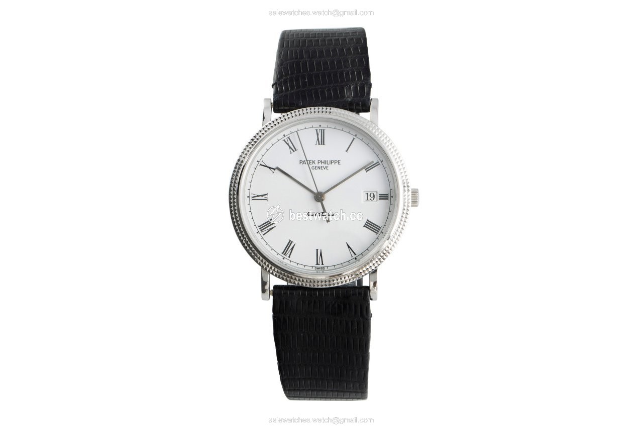 IMG_9085 Patek Philippe Calatrava Mens watch Unisex Quartz White gold 3944 Replica 2