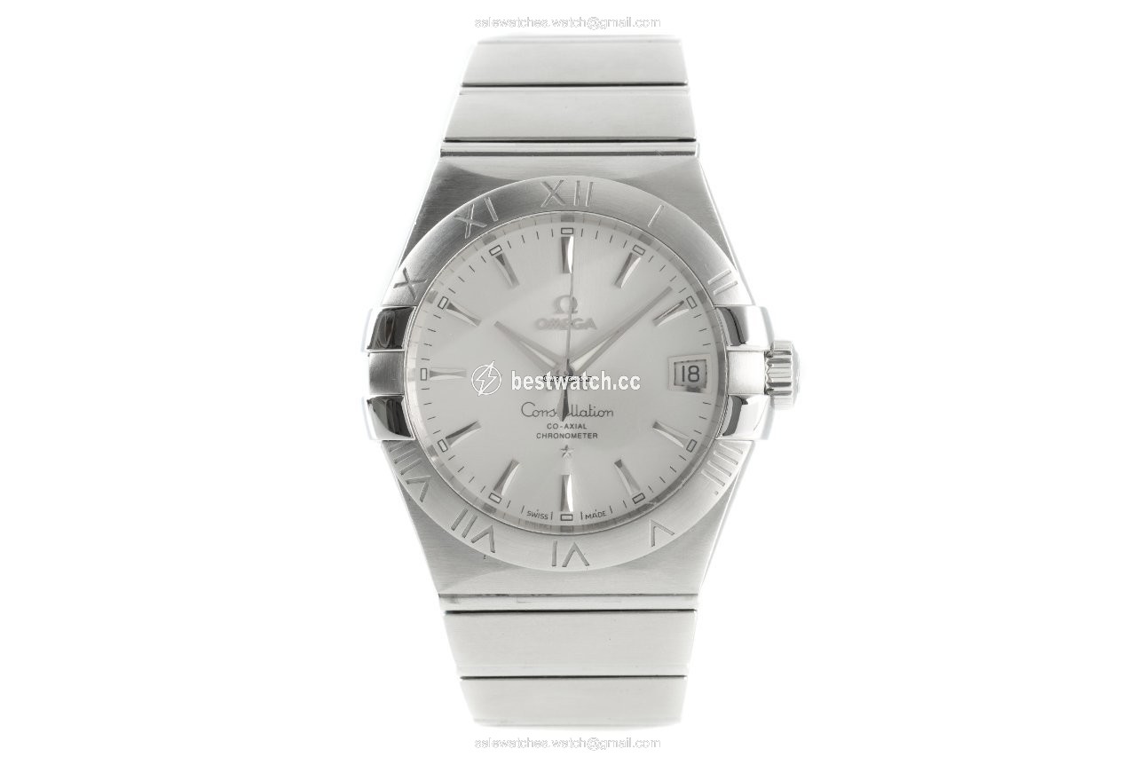 Omega Constellation Men Mens watch Unisex Automatic Steel 123.10.38.21.02.001 Replica 2
