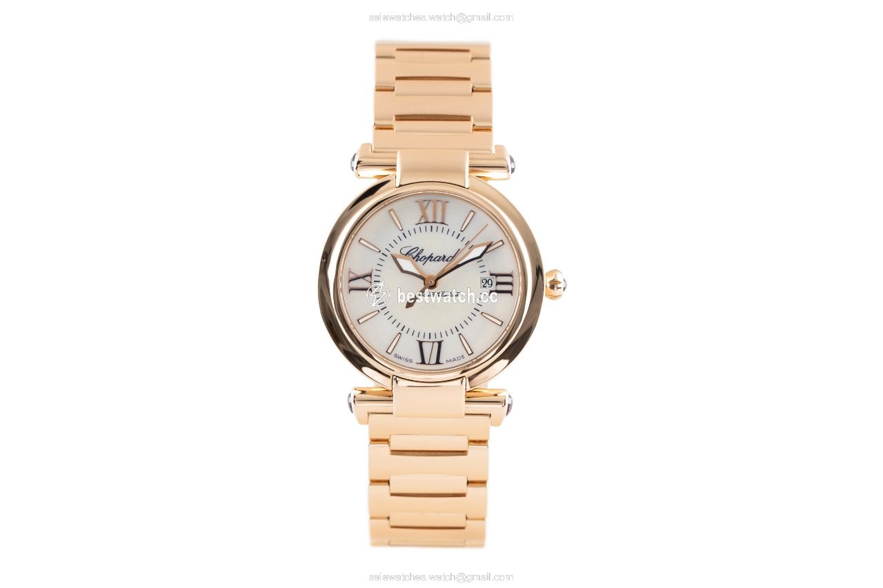 IMG_9085 Chopard Imperiale Womens watch Quartz Red gold 4238 Replica 2