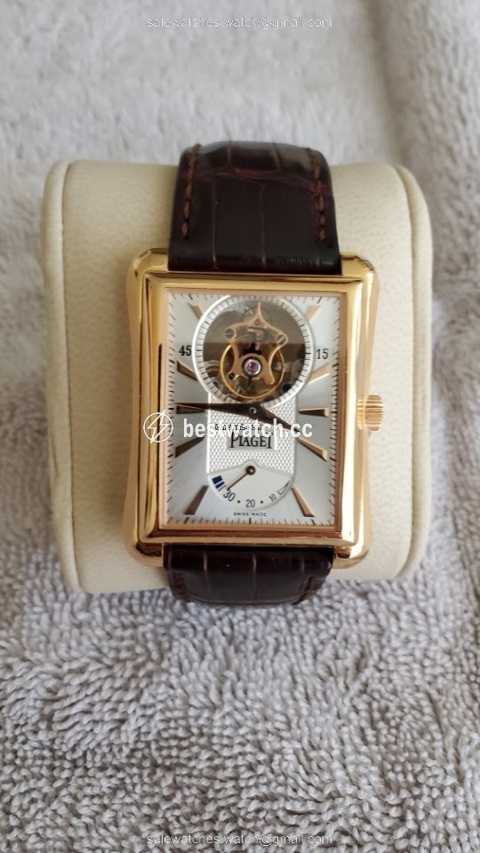 Piaget Emperador Mens watch Unisex Manual winding Rose gold P10107 Replica 2