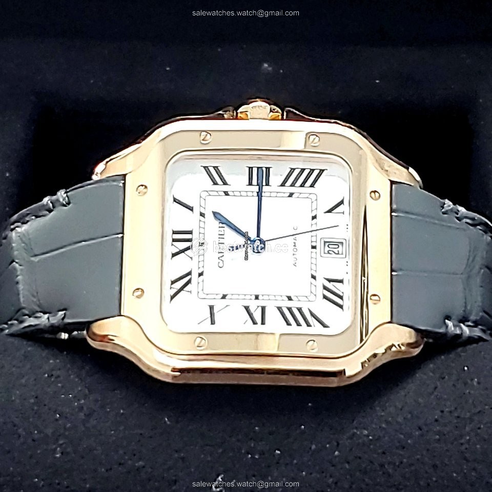 Cartier Santos Mens watch Unisex Automatic Rose gold WGSA0019 Replica 2