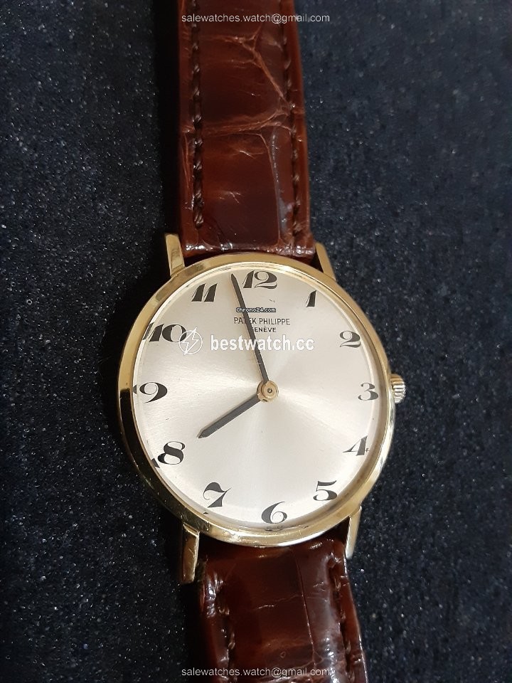 IMG_9085 Patek Philippe Calatrava Mens watch Unisex Manual winding Yellow gold 323650 Replica 2