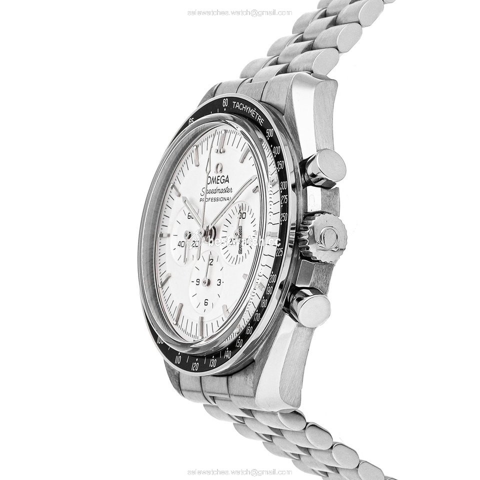 Omega Speedmaster Professional Moonwatch Mens watch Unisex Manual winding White gold 310.60.42.50.02.001 Replica 2