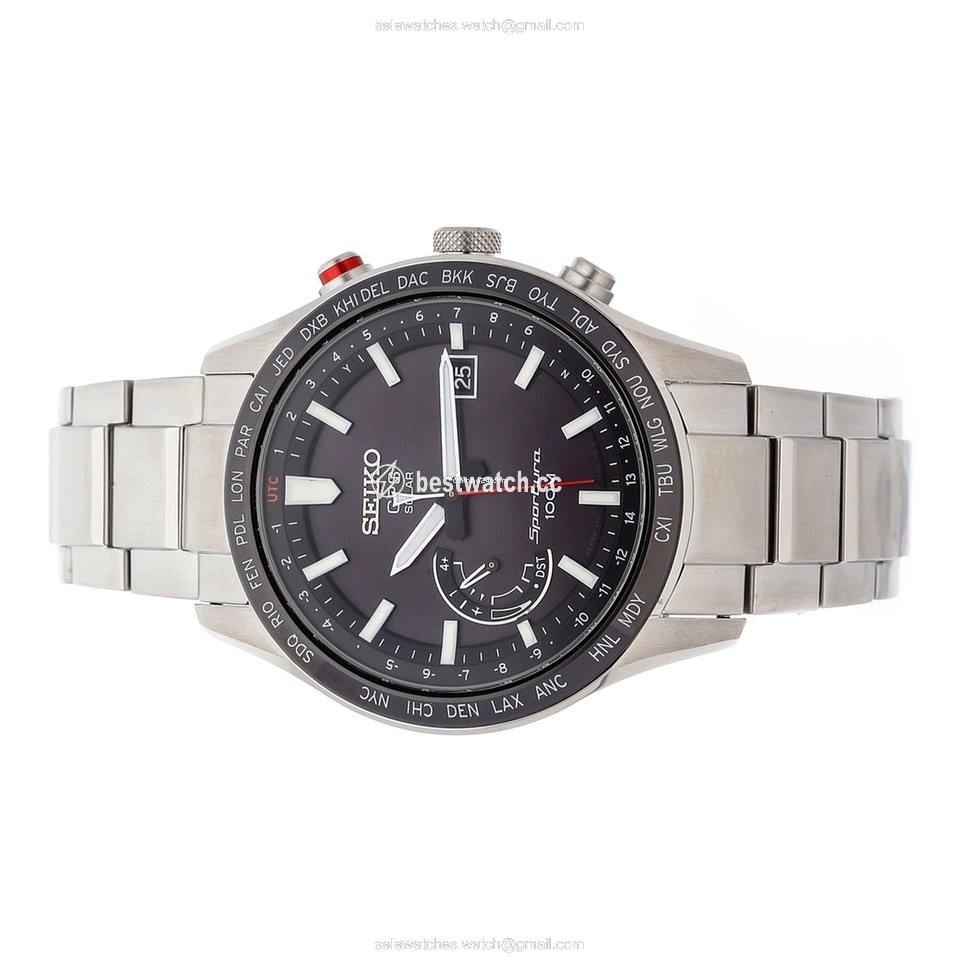 IMG_9085 Seiko Sportura Mens watch Unisex Quartz Steel SSF003 Replica 2