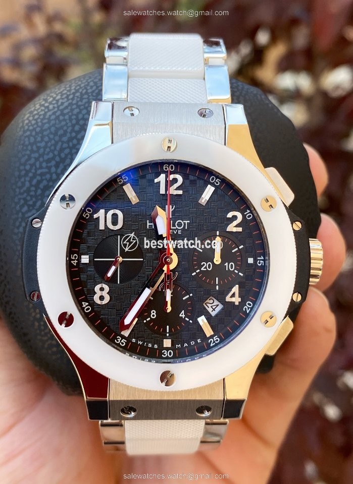 IMG_9085 Hublot Big Bang 44 mm Mens watch Unisex Automatic Steel 301.SH.131.SH Replica 2