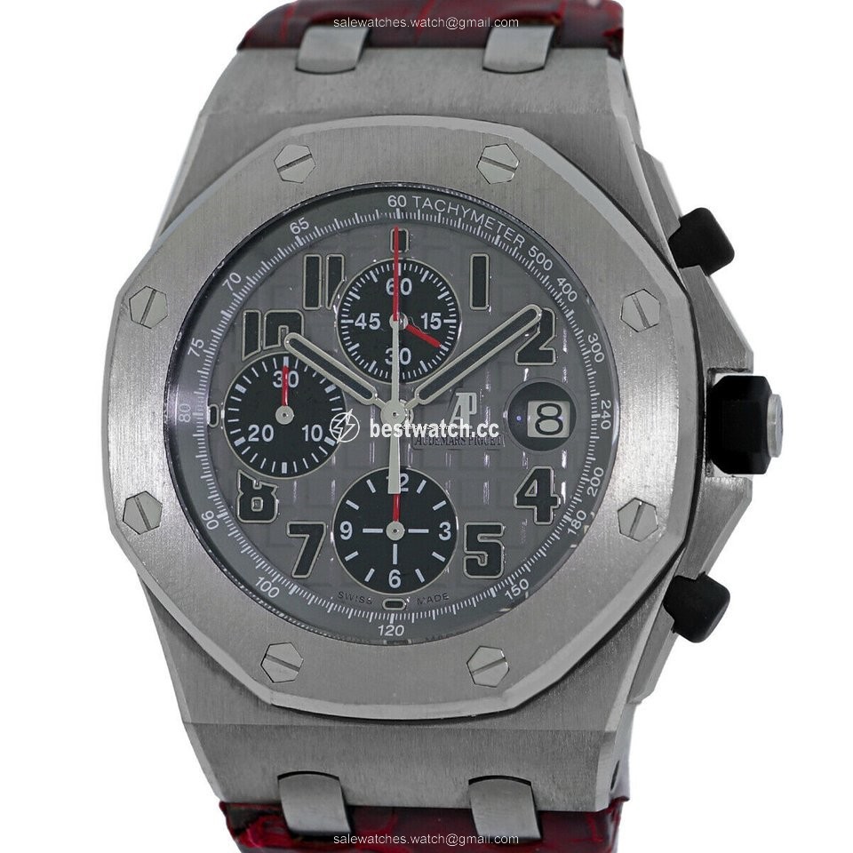 IMG_9085 Audemars Piguet Royal Oak Offshore Chronograph Automatic Titanium 26170 TI Replica 2