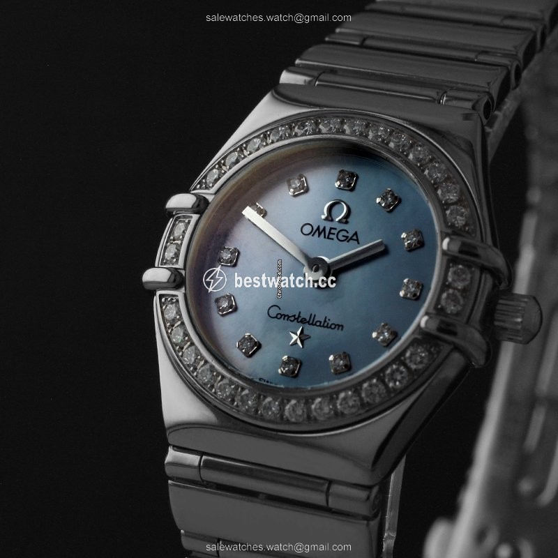 IMG_9085 Omega Constellation Ladies Womens watch White gold 1165.77.00 Replica 2