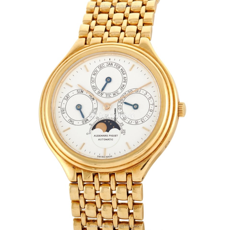 IMG_9085 Audemars Piguet Mens watch Unisex Automatic Yellow gold 15809 Replica 2