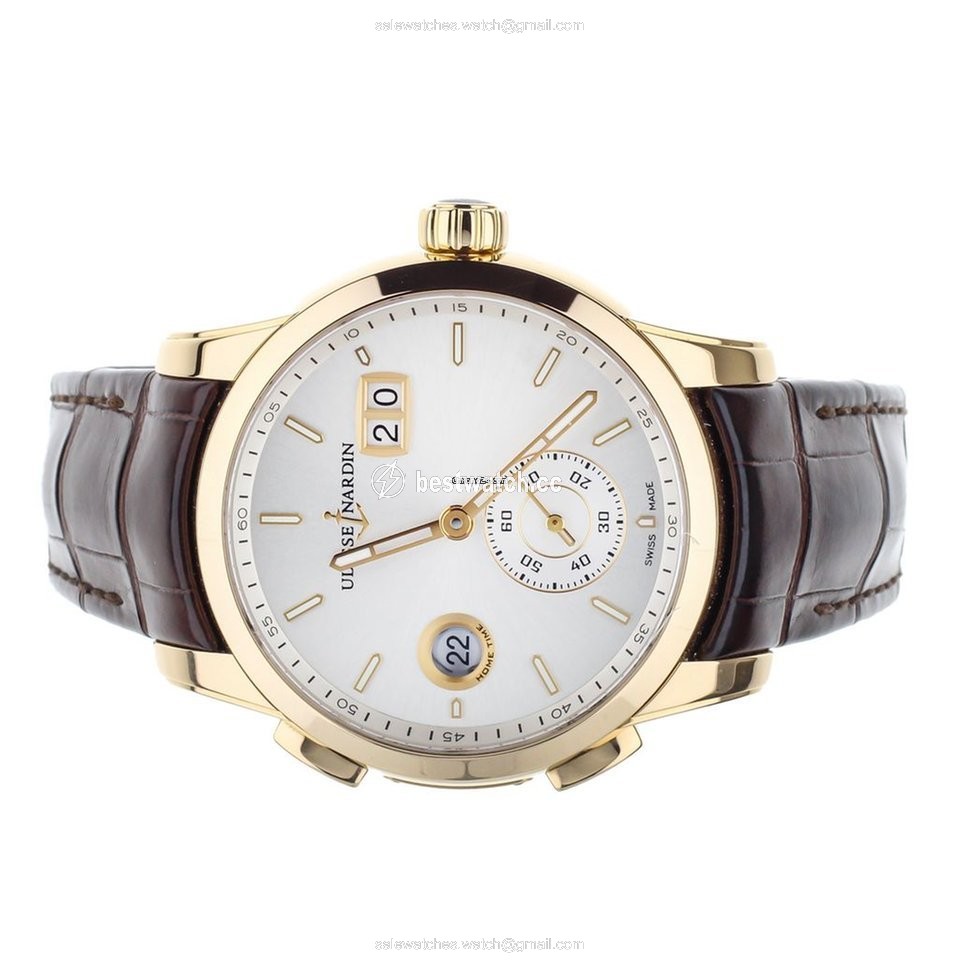 IMG_9085 Ulysse Nardin Mens watch Unisex Automatic Rose gold 3346-126 91 Replica 2