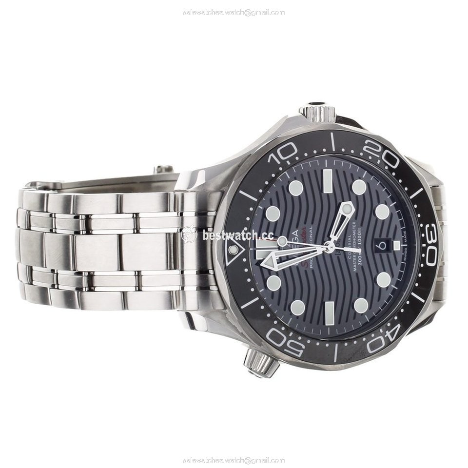 Omega Seamaster Diver 300 M Mens watch Unisex Automatic Steel 21030422001001 Replica 2