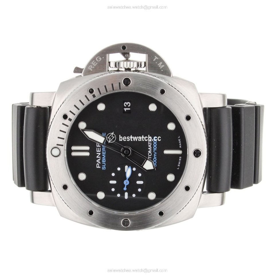 IMG_9085 Panerai Luminor Submersible Mens watch Unisex Automatic Steel PAM973 Replica 2