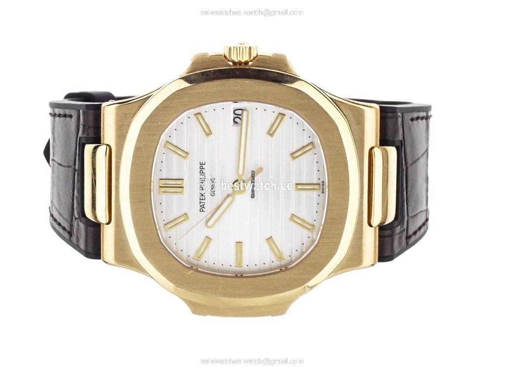 IMG_9085 Patek Philippe Nautilus Mens watch Unisex Automatic Yellow gold 5711J Replica 2