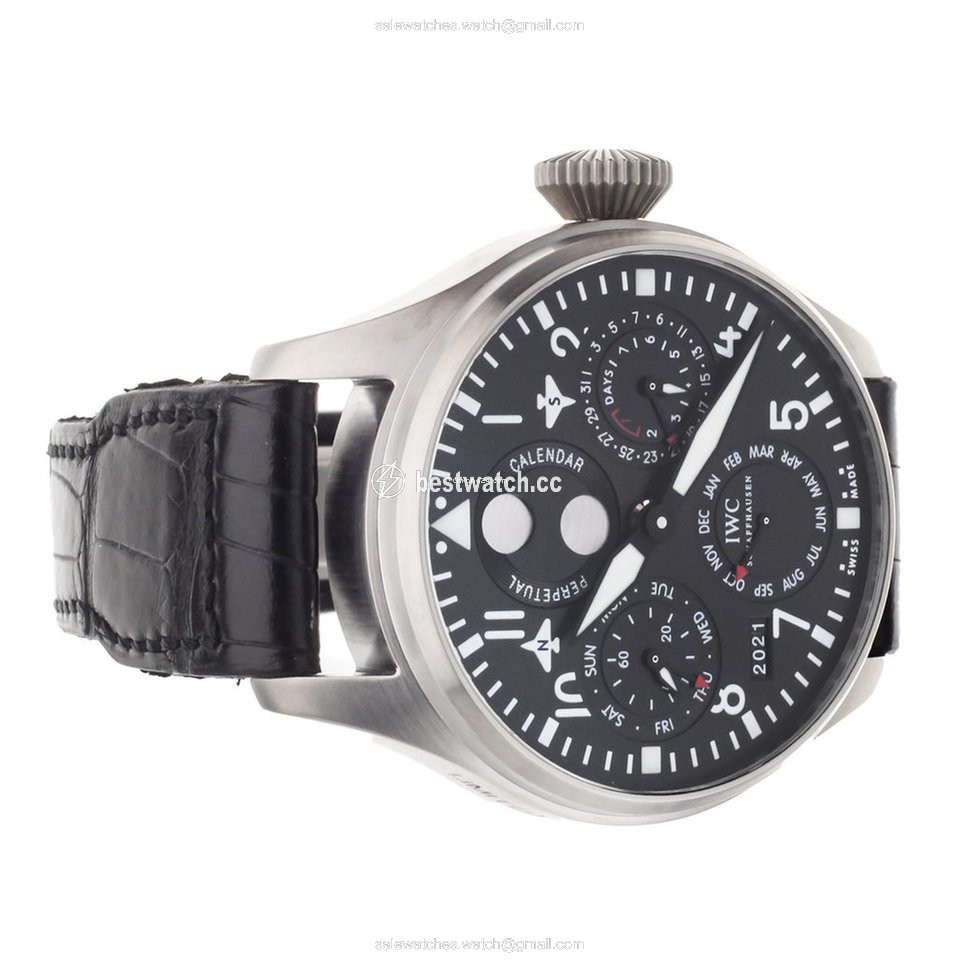 IWC Big Pilot Mens watch Unisex Automatic Titanium IW502606 Replica 2