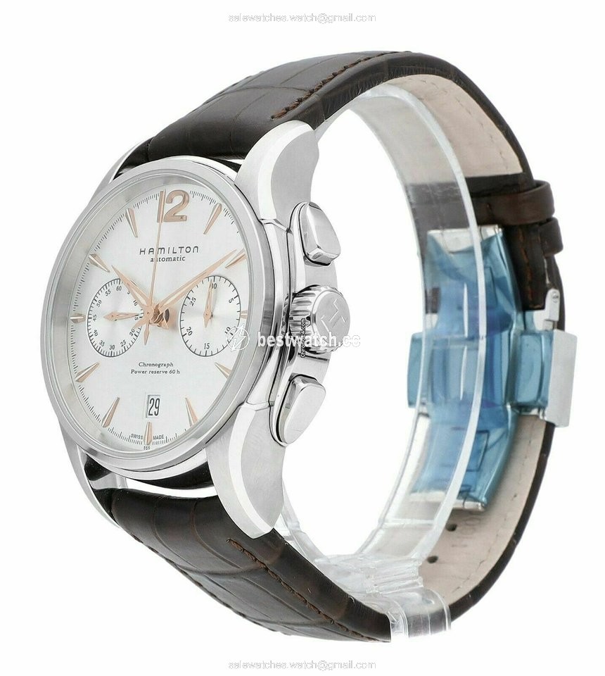 IMG_9085 Hamilton Jazzmaster Auto Chrono Mens watch Unisex Automatic Steel H32606555 Replica 2