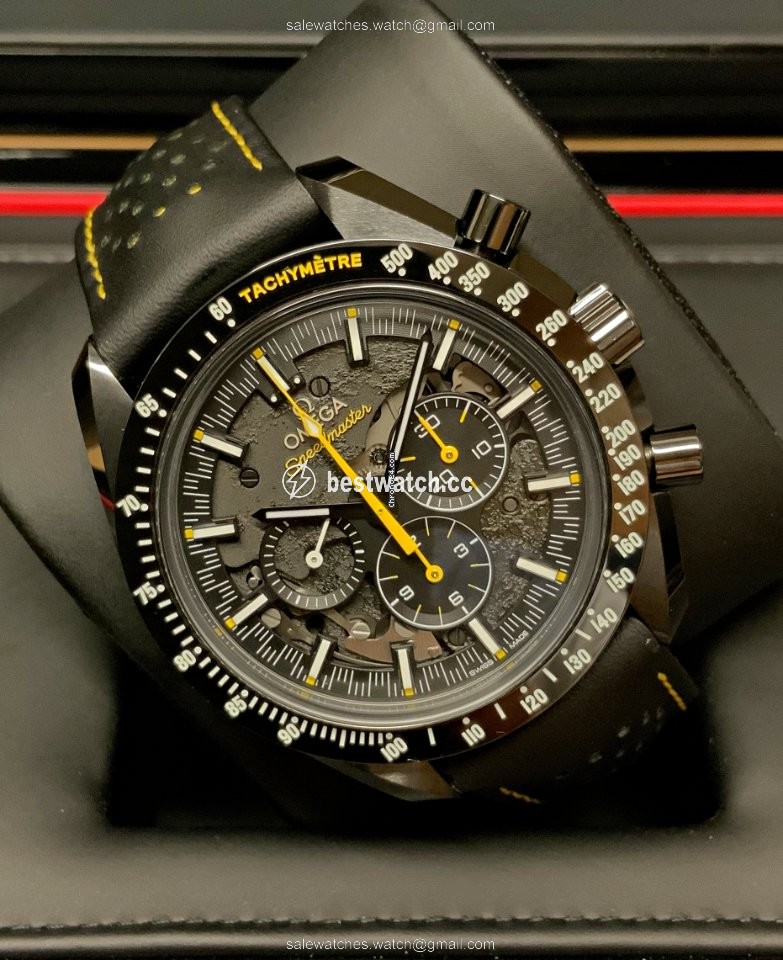 Omega Speedmaster Professional Moonwatch Mens watch Unisex Manual winding Ceramic 311.92.44.30.01.001 Replica 2
