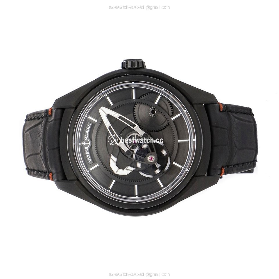 IMG_9085 Ulysse Nardin Freak Mens watch Unisex Automatic Titanium 2303-270 BLACK Replica 2