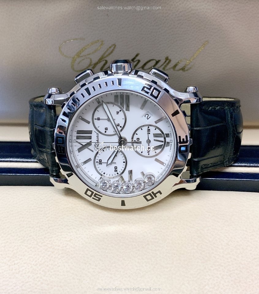 IMG_9085 Chopard Happy Sport Womens watch Quartz Steel 288499-3001 Replica 2