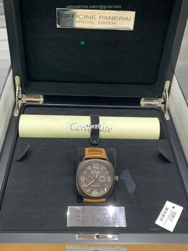 Panerai Special Editions Mens watch Unisex Manual winding Ceramic PAM 00339 Replica 2