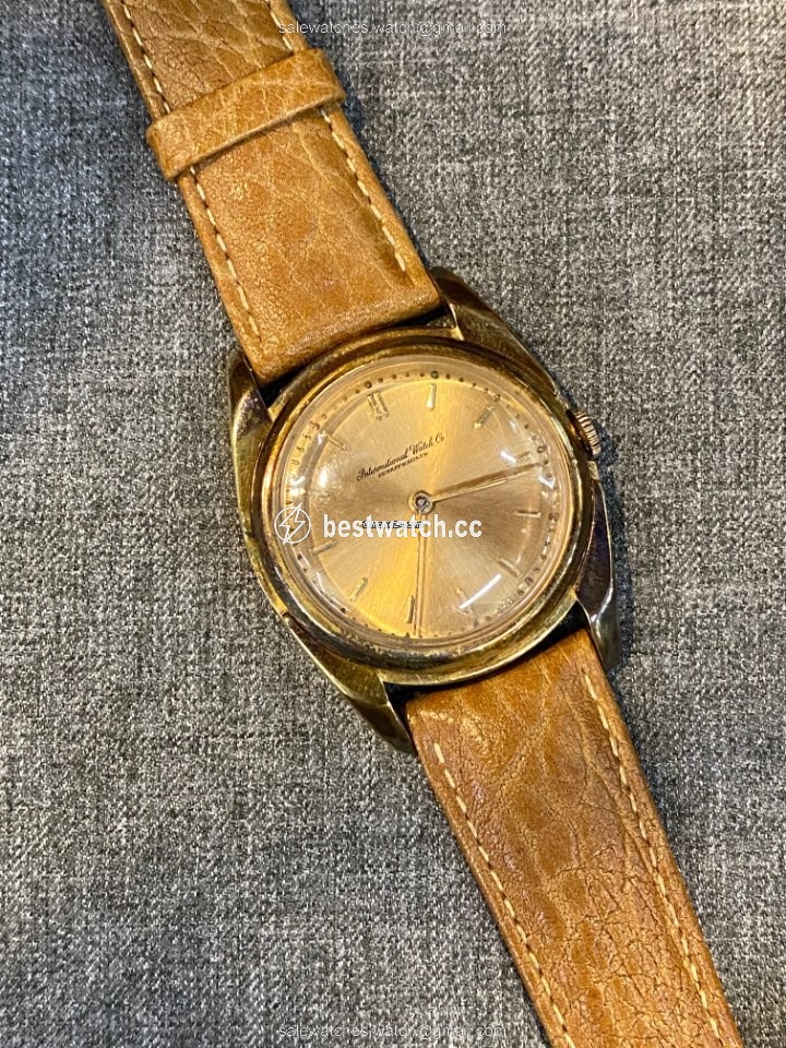 IWC Mens watch Unisex Manual winding Yellow gold 89 Replica 2