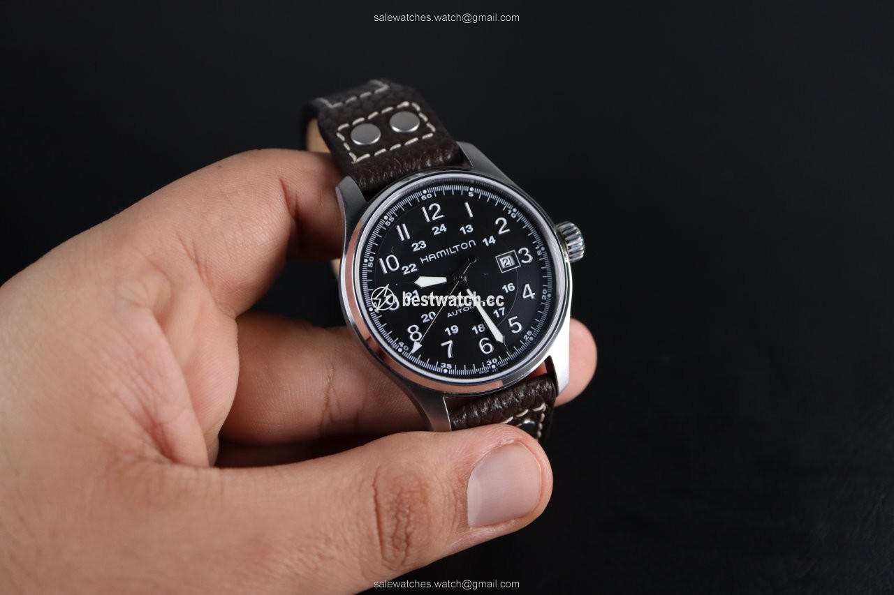 IMG_9085 Hamilton Khaki Field Mens watch Unisex Automatic Steel H70625133 Replica 2