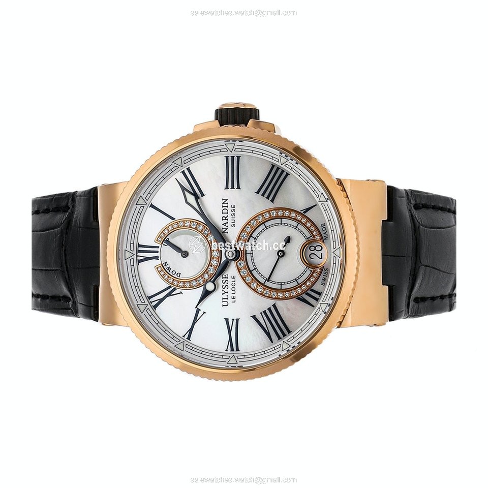 Ulysse Nardin Marine Mens watch Unisex Automatic Rose gold 1182-160 490 Replica 2