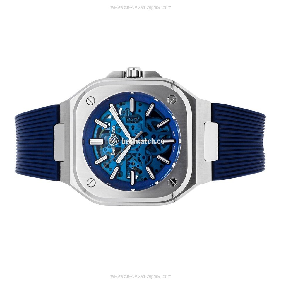 IMG_9085 Bell & Ross BR 05 Mens watch Unisex Automatic Steel BR05A-BLU-SKST SRB Replica 2
