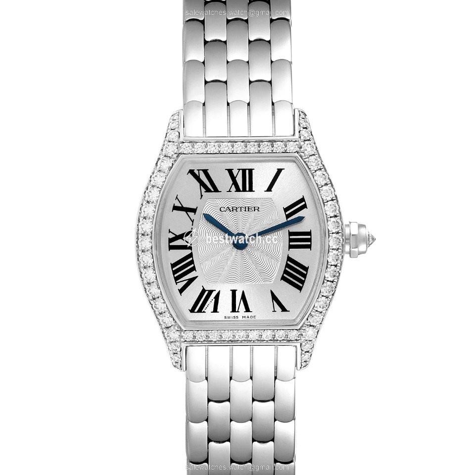 IMG_9085 Cartier Tortue Womens watch Manual winding White gold WA501011 Replica 2