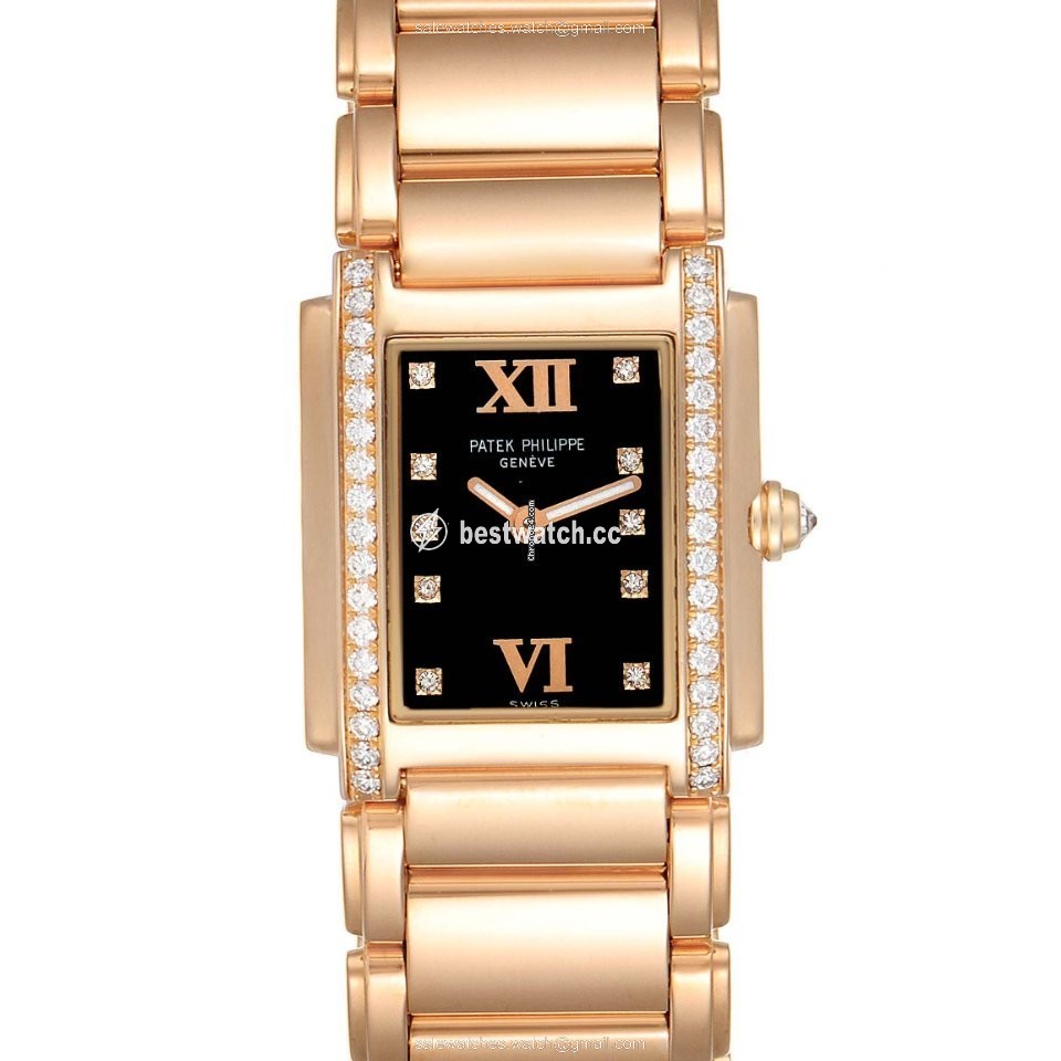 IMG_9085 Patek Philippe Twenty~4 Womens watch Quartz Rose gold 4910 11R Replica 2
