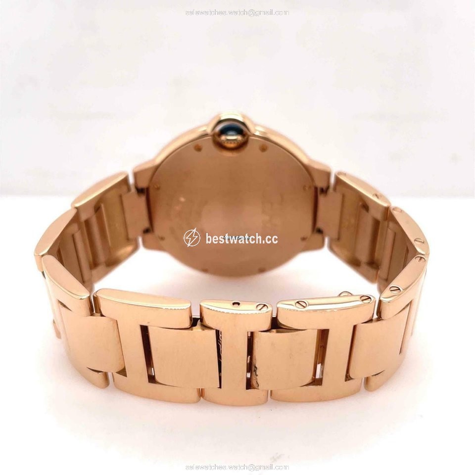 Cartier Ballon Bleu 36mm Automatic Rose gold WE902026 Replica 2