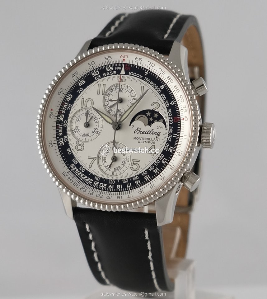 IMG_9085 Breitling Montbrillant Olympus Mens watch Unisex Automatic Steel A 19350 Replica 2