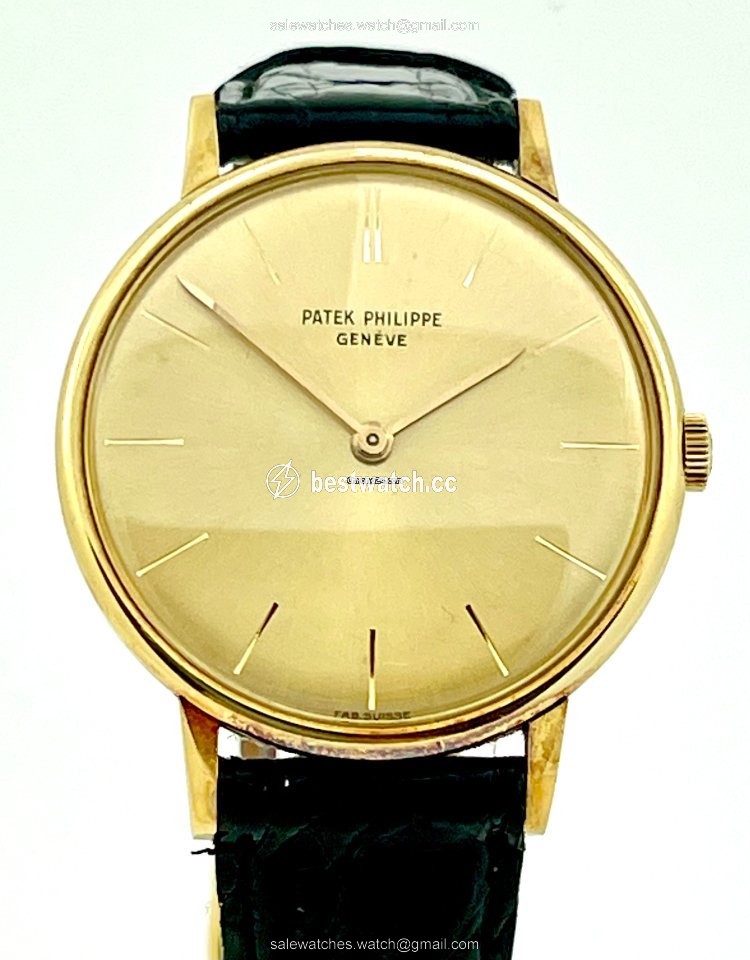 Patek Philippe Calatrava Mens watch Unisex Manual winding Yellow gold 2592 Replica 2