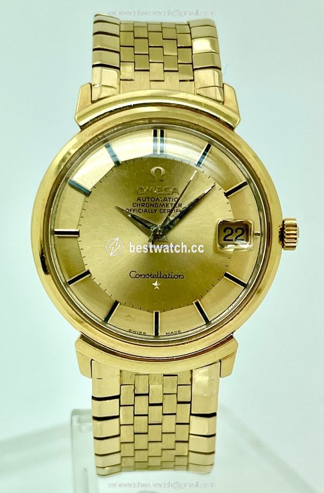 IMG_9085 Omega Constellation Mens watch Unisex Automatic Yellow gold 168.002 Replica 2