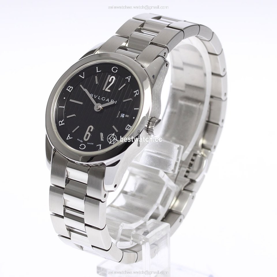 IMG_9085 Bulgari Mens watch Unisex Quartz Steel ST30S Replica 2