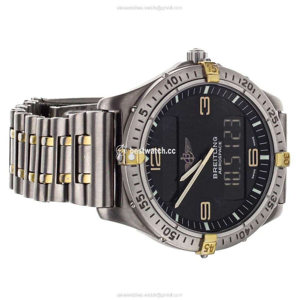 IMG_9085 Breitling Aerospace Mens watch Unisex Quartz Titanium F56062 Replica 2