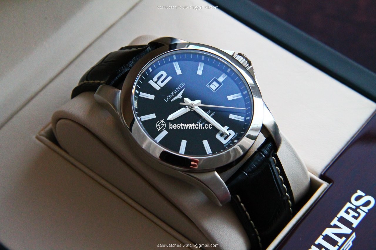 IMG_9085 Longines Conquest Mens watch Unisex Automatic Steel L3.677.4.58.6 Replica 2