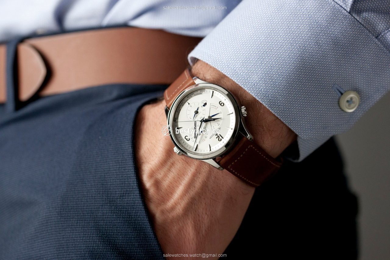IMG_9085 Jaeger-LeCoultre Master Geographic Mens watch Unisex Automatic Steel 4128420 Replica 2