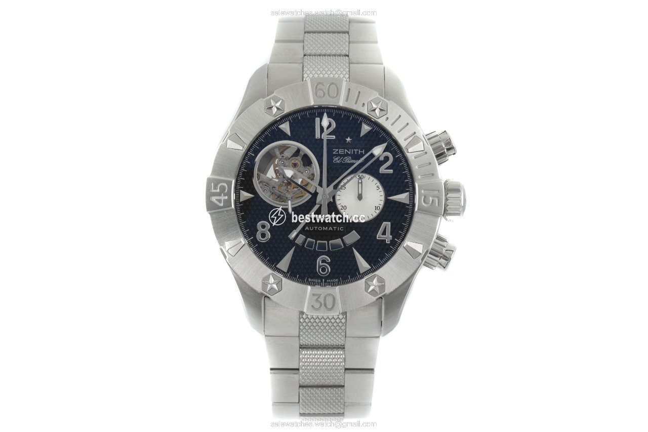IMG_9085 Zenith Defy El Primero Mens watch Unisex Automatic Steel 03.0526.4021 Replica 2