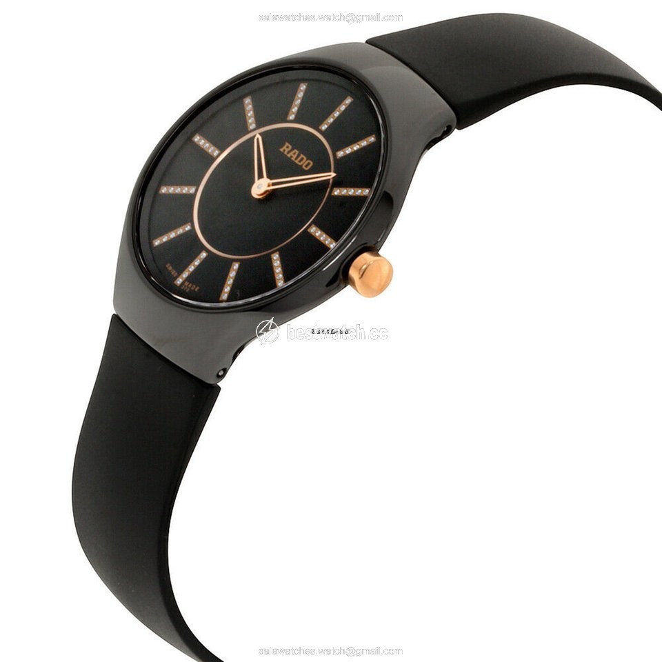 IMG_9085 Rado True Thinline Womens watch Quartz Ceramic R27742709 Replica 2