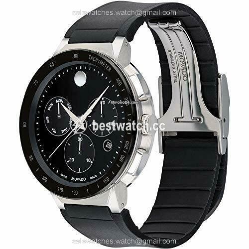 IMG_9085 Movado Sapphire Mens watch Unisex Quartz Steel 607240-SDB Replica 2