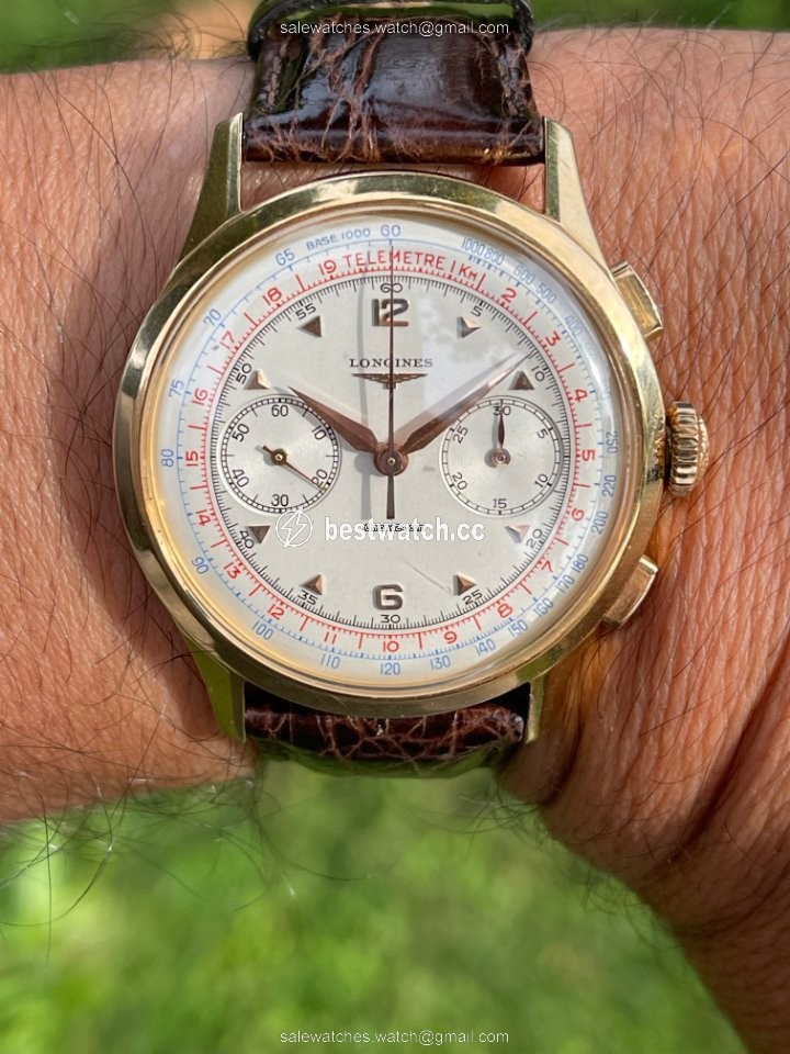 IMG_9085 Longines Mens watch Unisex Manual winding Rose gold 5967 Replica 2