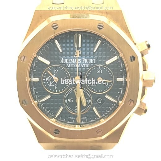 IMG_9085 Audemars Piguet Royal Oak Chronograph Mens watch Unisex Automatic Yellow gold 26320BA.OO.1220BA.02 Replica 2