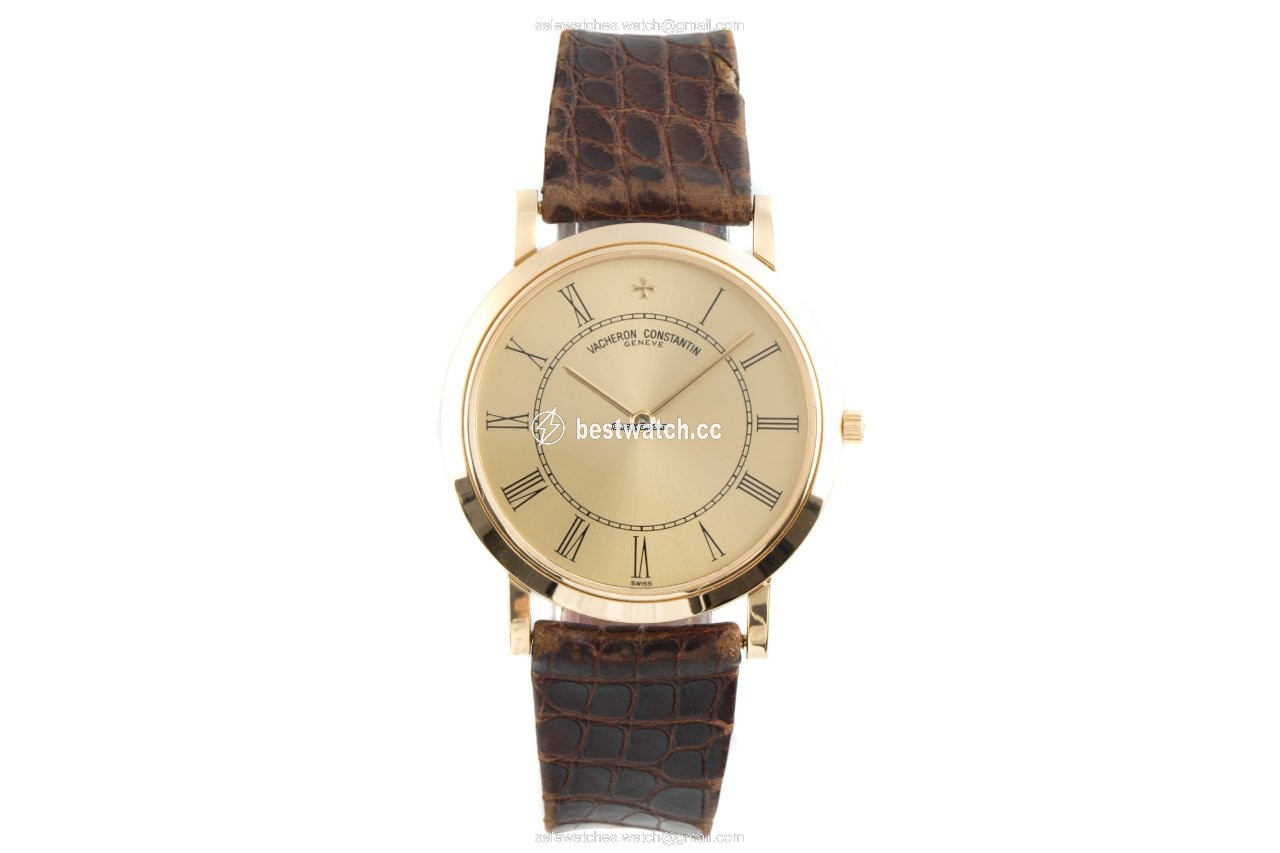 IMG_9085 Vacheron Constantin Patrimony Mens watch Unisex Manual winding Yellow gold 34070 Replica 2