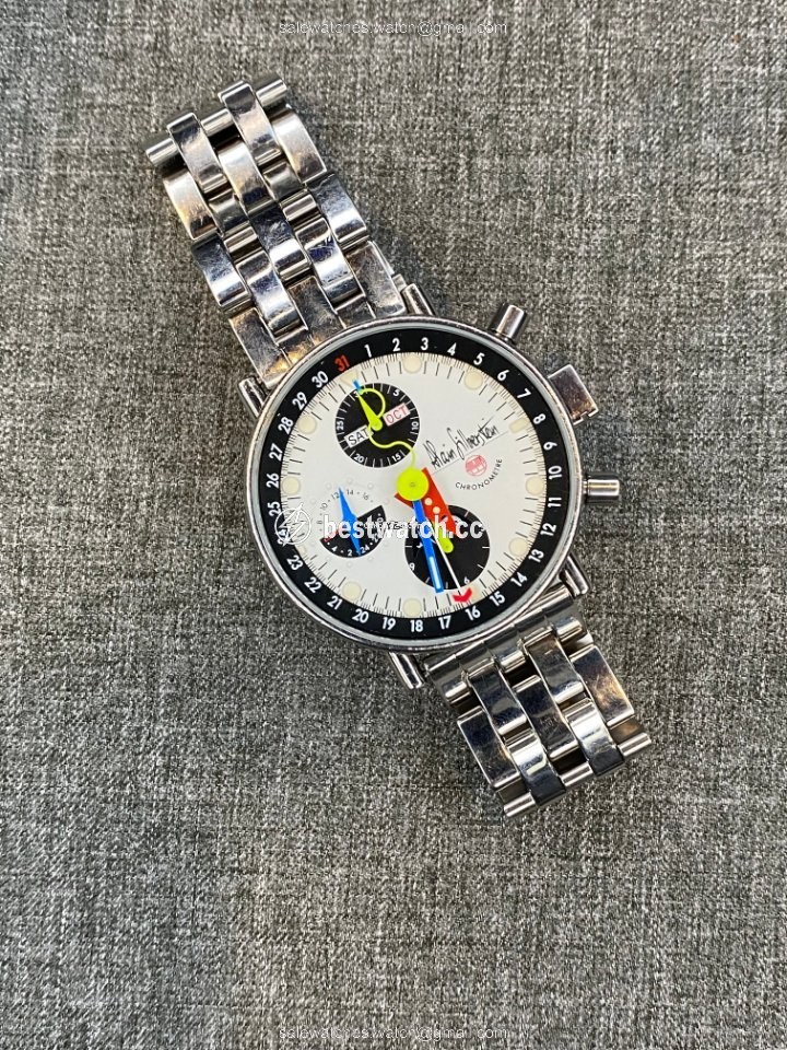 IMG_9085 Alain Silberstein Mens watch Unisex Automatic Steel 7751 Replica 2