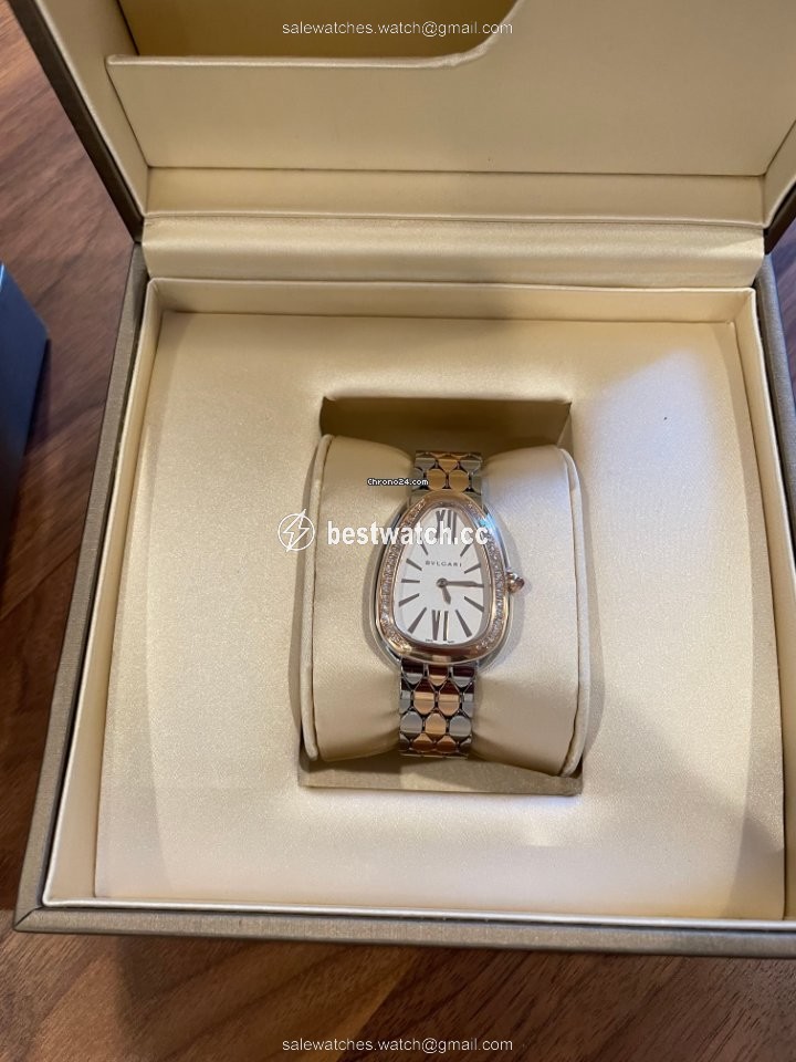 Bulgari Serpenti Womens watch Quartz Gold Steel 103274 Replica 2