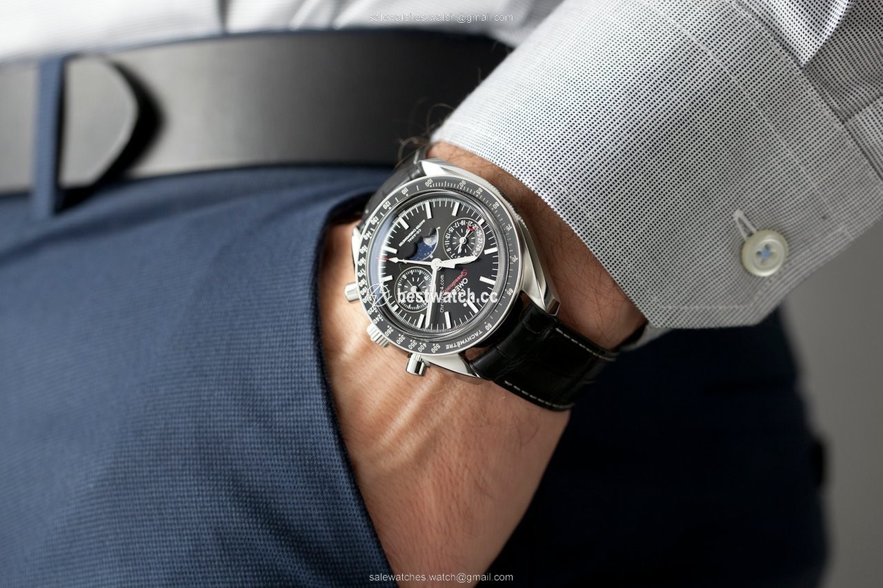 IMG_9085 Omega Speedmaster Professional Moonwatch Moonphase Mens watch Unisex Automatic Steel 304.33.44.52.01.001 Replica 2