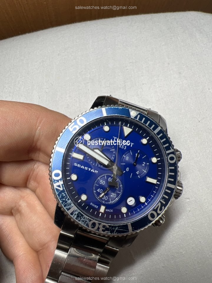 Tissot Seastar 1000 Mens watch Unisex Quartz Steel T120.417.11.041.00 Replica 2
