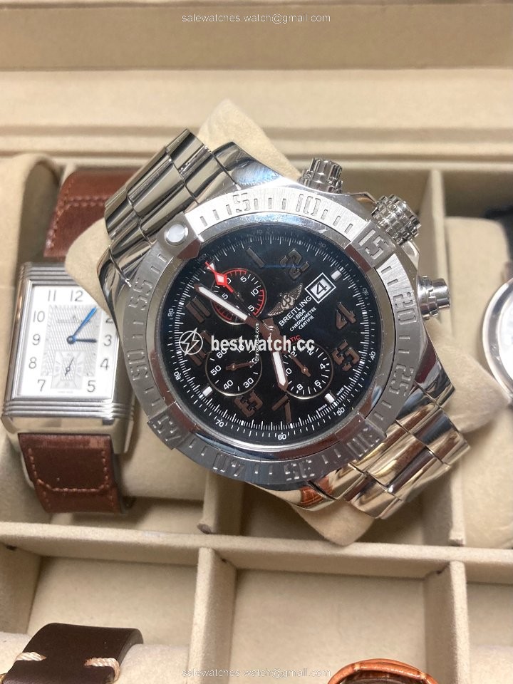 IMG_9085 Breitling Super Avenger II Mens watch Unisex Automatic Steel A1337111 BC28 168A Replica 2